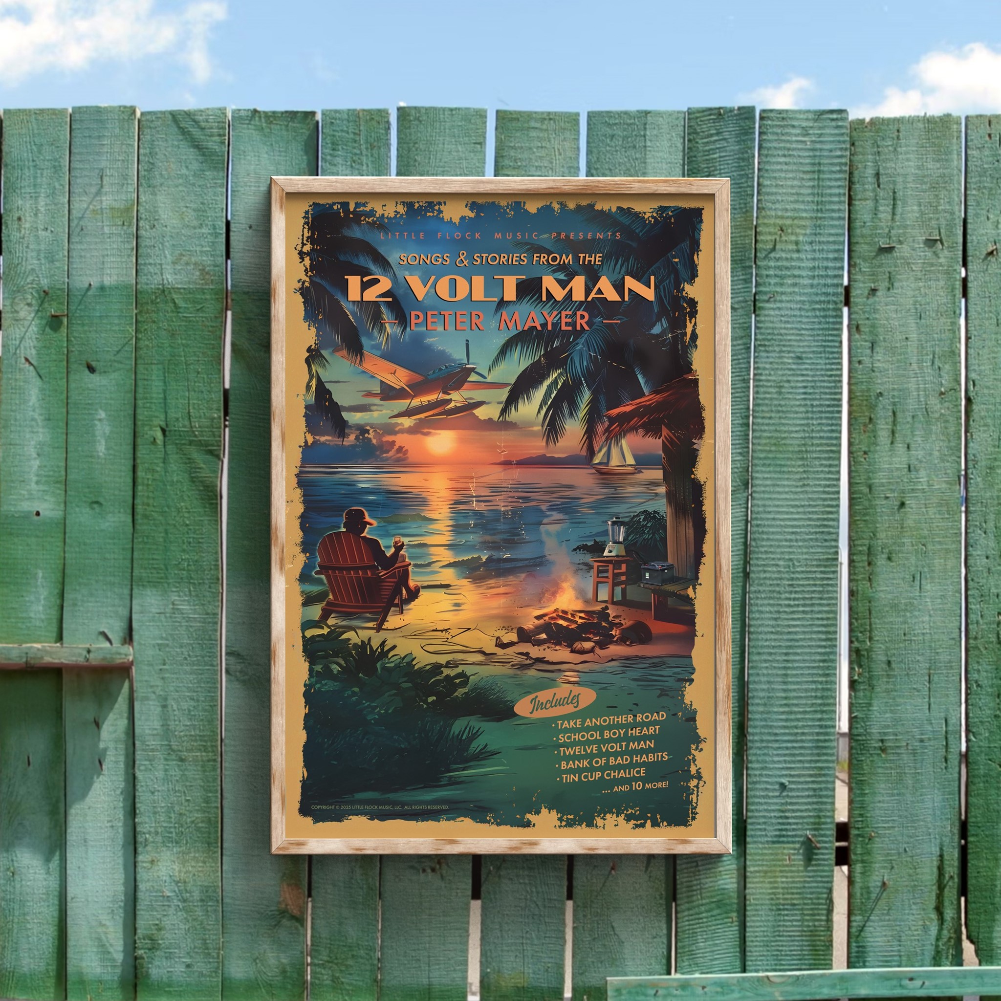 Picture of Songs & Stories From the 12 Volt Man Poster